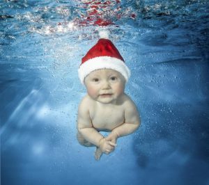 Chrismas photos at Underwater photoshoot in Horsham